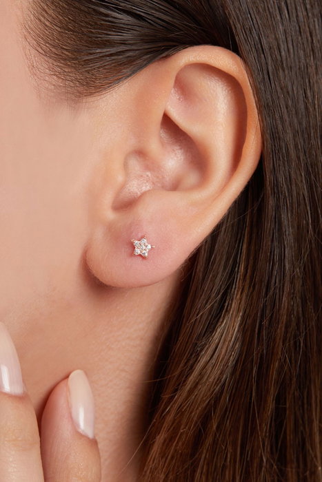 Heliophilia Silver Pendientes de Plata Esterlina 925 en Oro Rosa Heliophilia Silver Pendientes de Plata Esterlina 925 en Oro Rosa